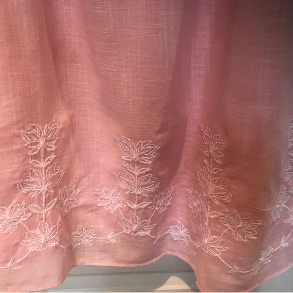 NWT Draper James Maren Shift Dress Pink with White Floral Embroidery Siz… - Picture 8 of 8